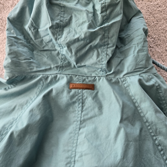 Naketano Benflicker Womens M Blue Teal Anorak Hooded Pullover Jacket Half Zip - Picture 7 of 16